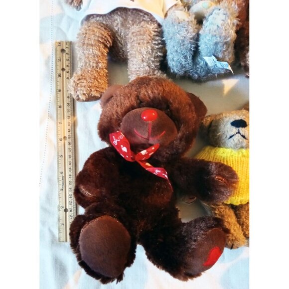 Teddy Bear Plush Lot Demdaco Boyds Goffa Midwood Carte Blanche 8 Stuffed Animals - Picture 2 of 15
